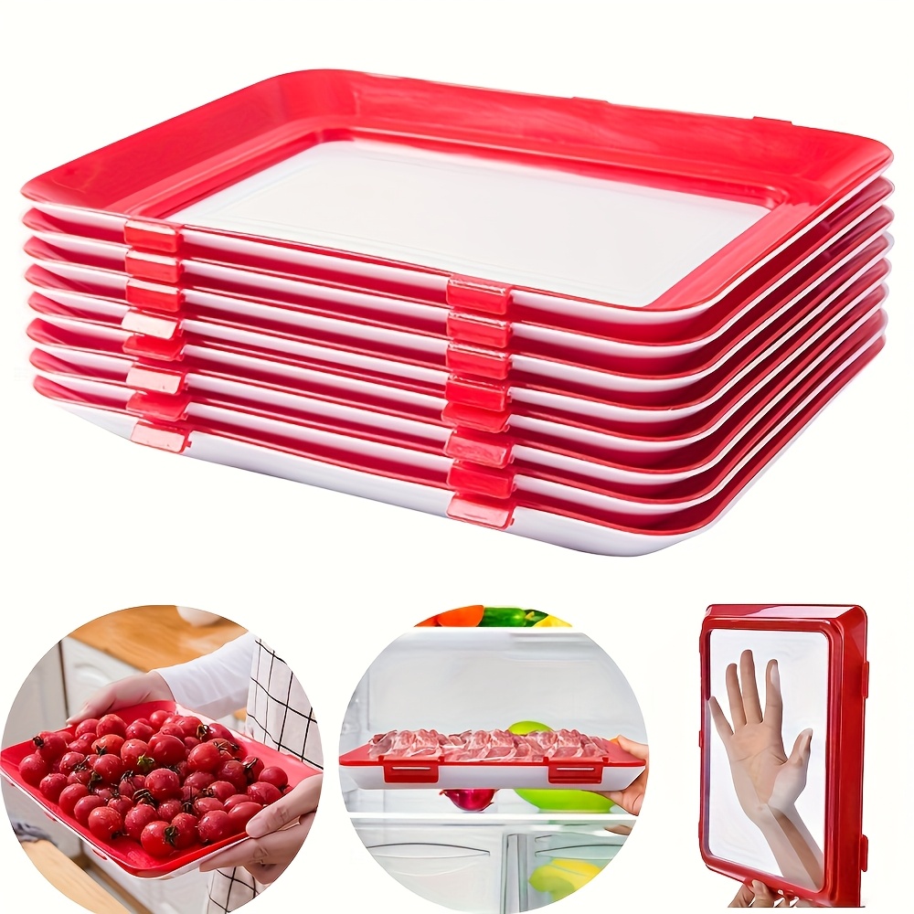 Food Storage Food Safety - 식품 보존 트레이 재사용 가능 적층식