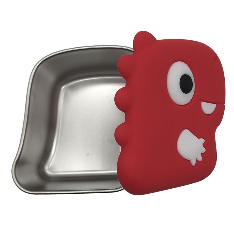 Food Storage Boxes With Lids - AA94-304 스테인리스 스틸 공룡 모양 스낵