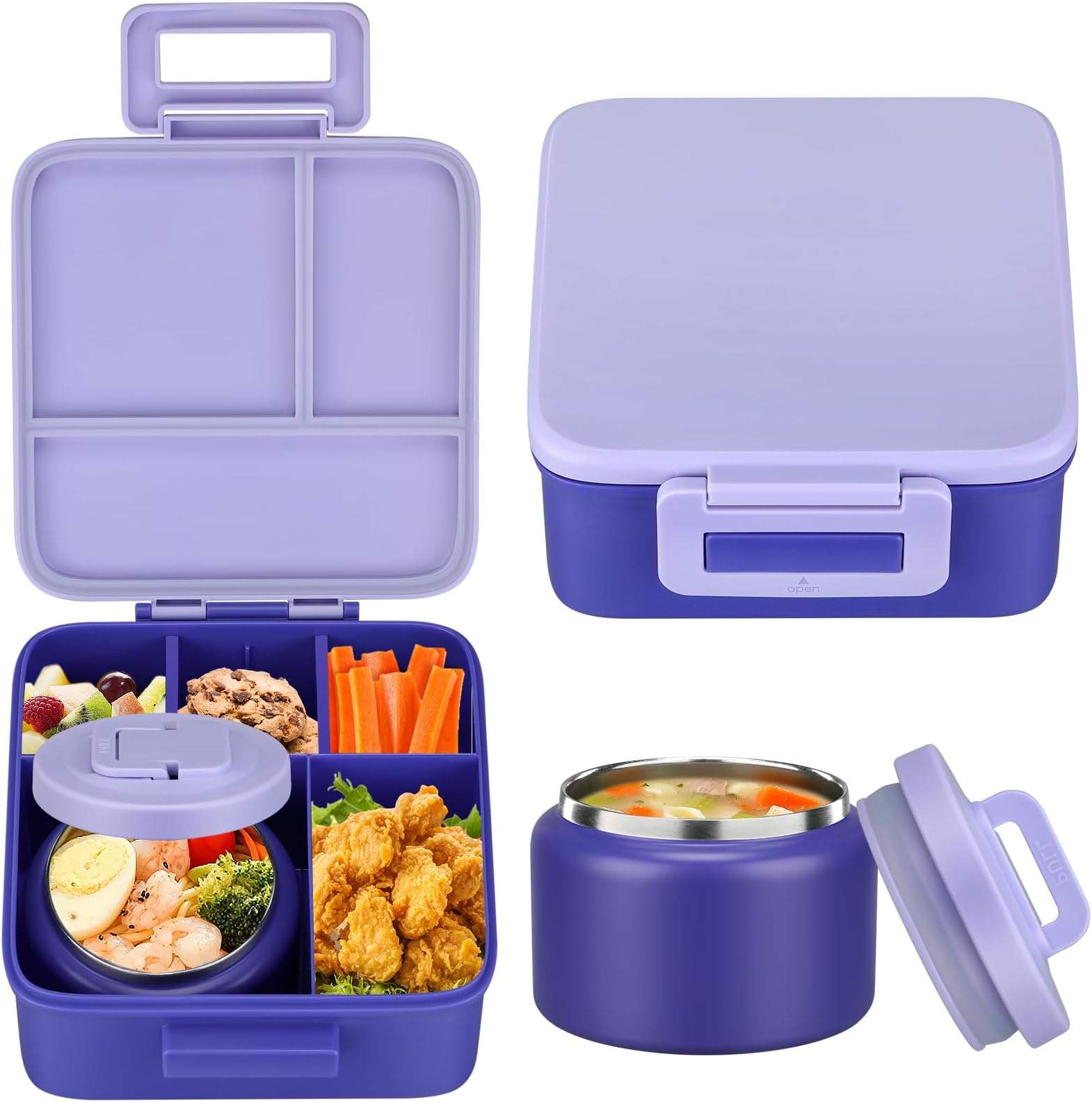 Food Storage Kits - 어린이용 1세트 도시락 세트, 8온스 보온