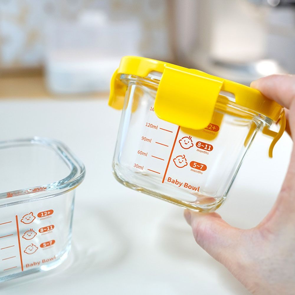 Food Storage Frozen - 170ml 유리 이유식 보관 용기, 유리