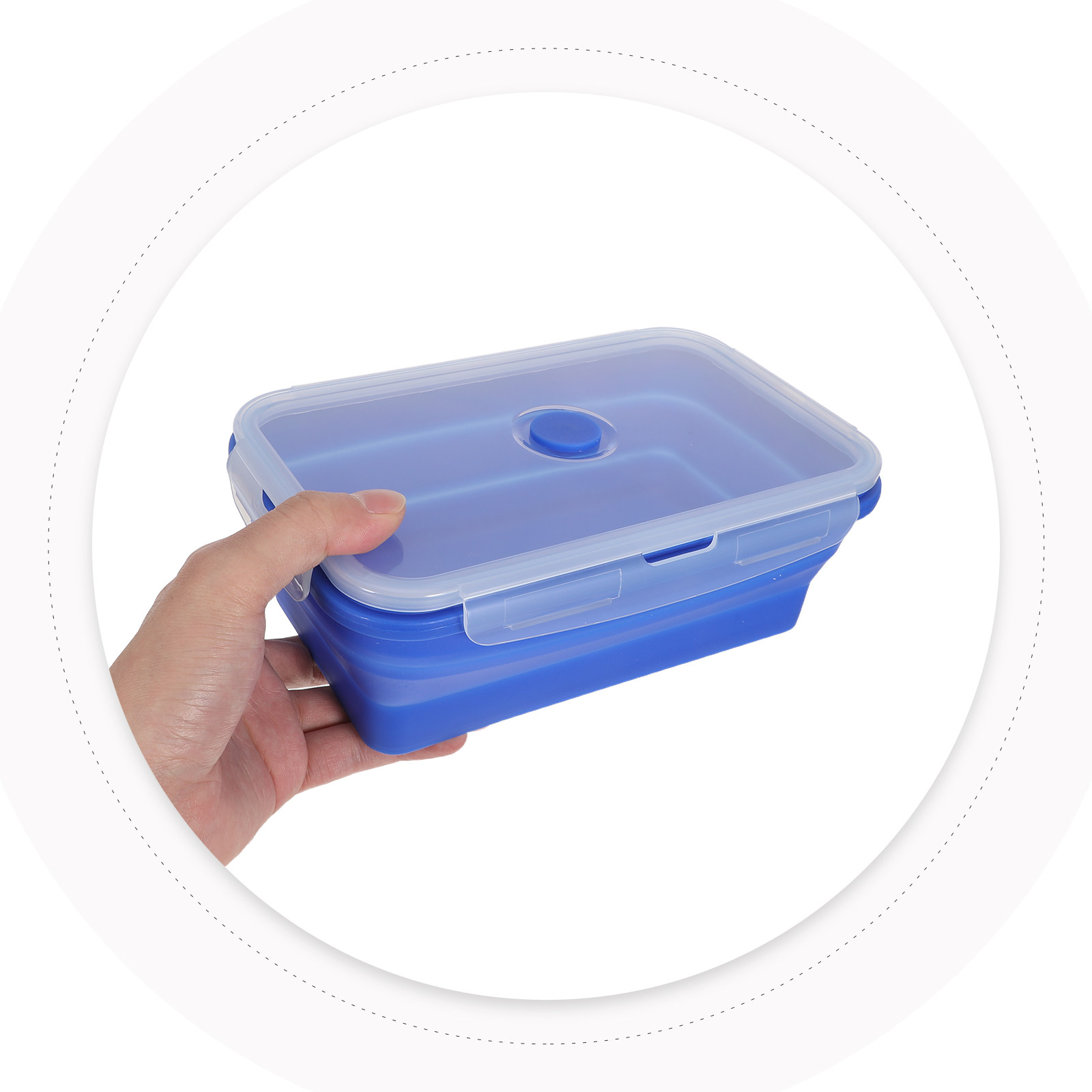 Food Storage Safe - 4개 세트, 접을 수 있는 실리콘