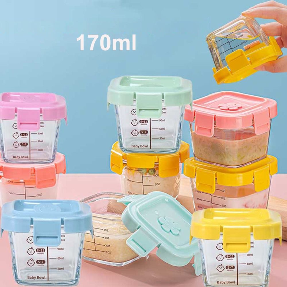 Food Storage Frozen - 유아용 유리 식품 보관함, 냉동 식품,