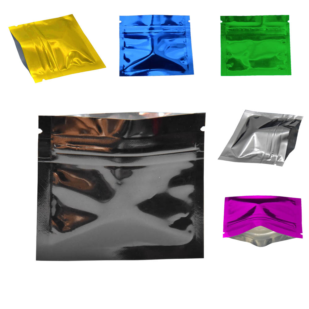 Food Storage Ziploc Bags - 다채로운 광택 알루미늄 호일 지퍼 잠금