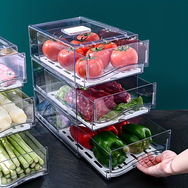 Food Storage Frozen - 1pc주방 냉장고 보관 상자 서랍 유형
