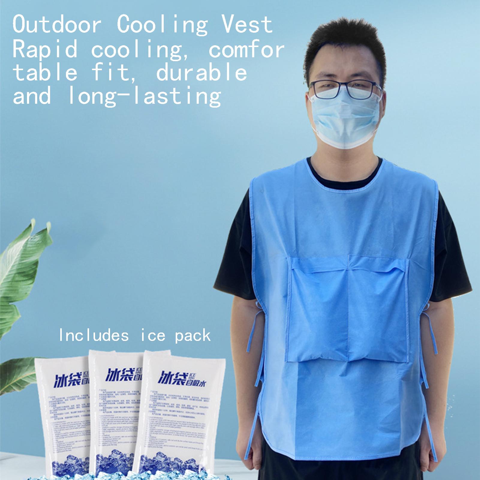 Cold Pack Ice Gel - 냉각 조끼, 4개의 젤 아이스팩이 있는