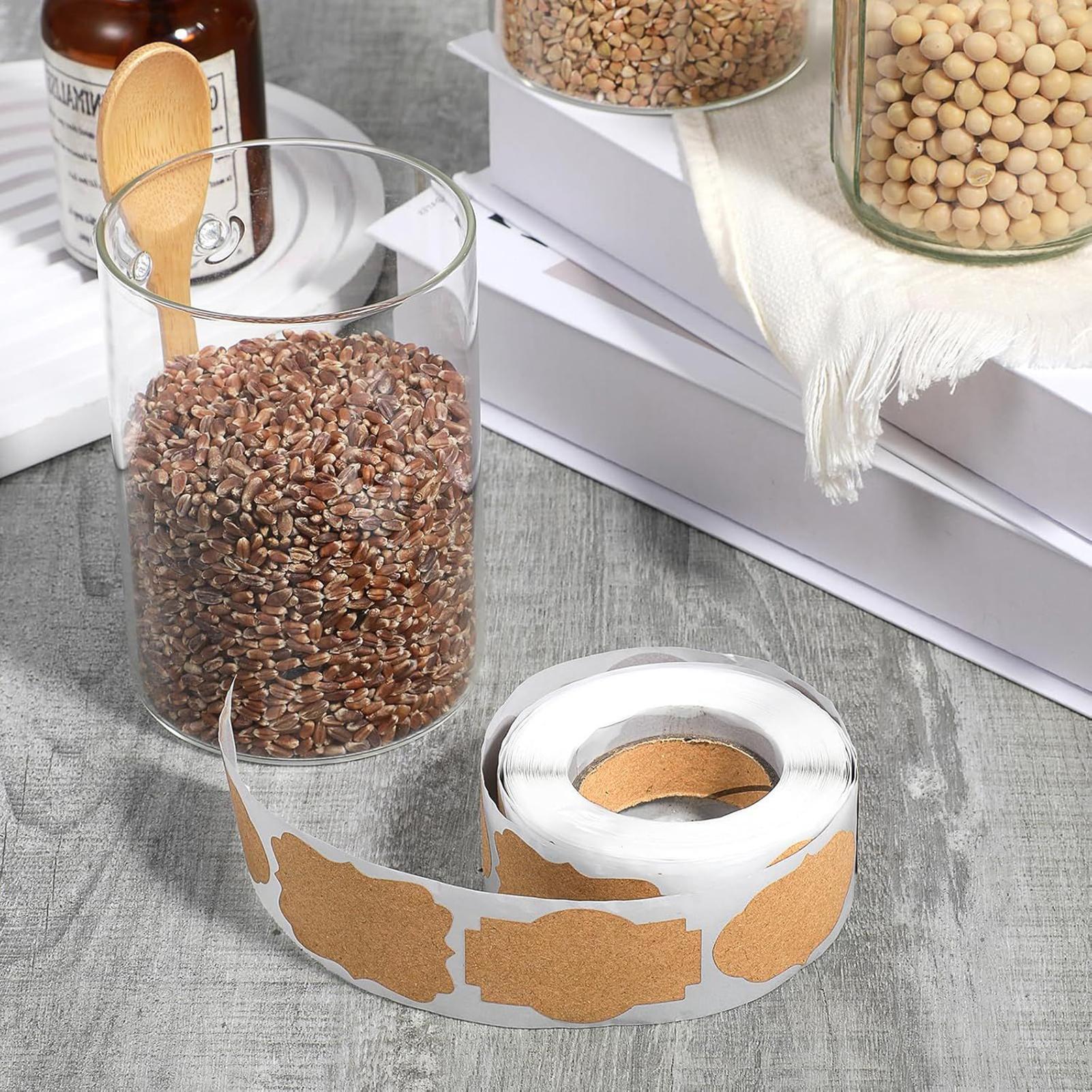 공예 라벨 300개 쓰기 가능한 빈 이름표 1.97x1 - Food Storage Name 리뷰 및 가격