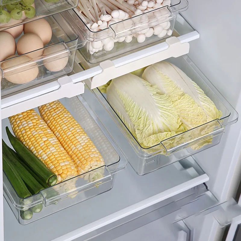 걸이형 냉장고 서랍 정리함, 주방 과일 및 채소 보관용 - Food Storage Quart 리뷰 및 가격