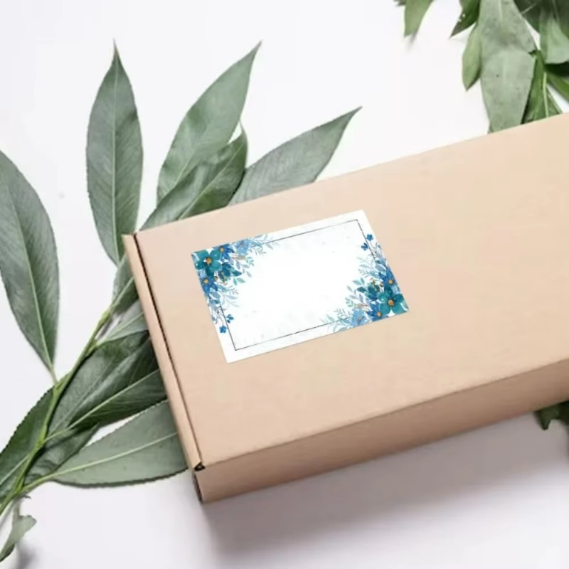 120개입, 꽃무늬 디자인의 빈 라벨, 자가 접착식,  - Food Storage Name 리뷰 및 가격
