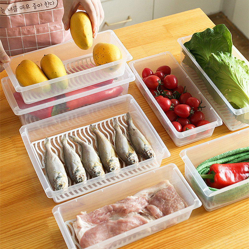 뚜껑이 있는 박스형 고기 보관용 냉장고 수납함, 냉동  - Food Storage Frozen 리뷰 및 가격