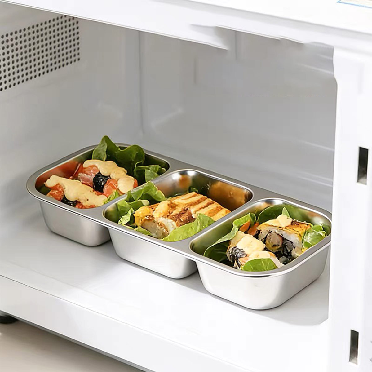 스테인리스 스틸 뚜껑 있는 식품 보관 용기, 식품 등급 - Food Storage Equipment 리뷰 및 가격