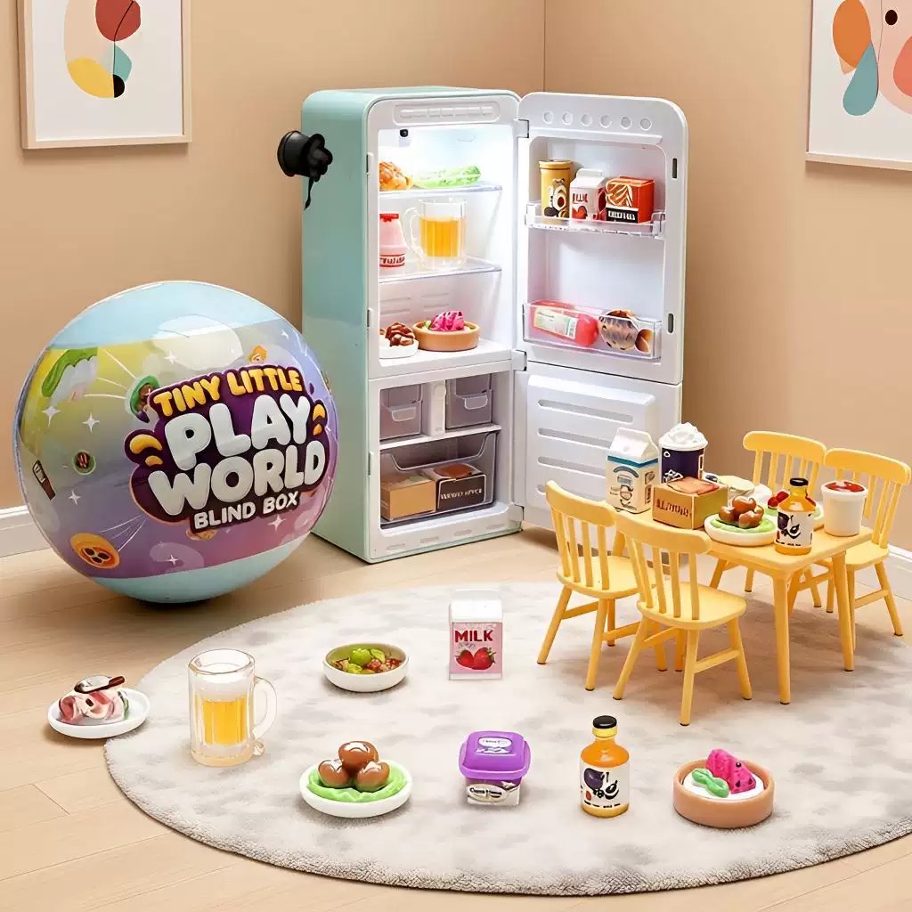4색 미니 냉장고 블라인드 박스 장난감 세트 |   랜 - Food Storage Kits 리뷰 및 가격
