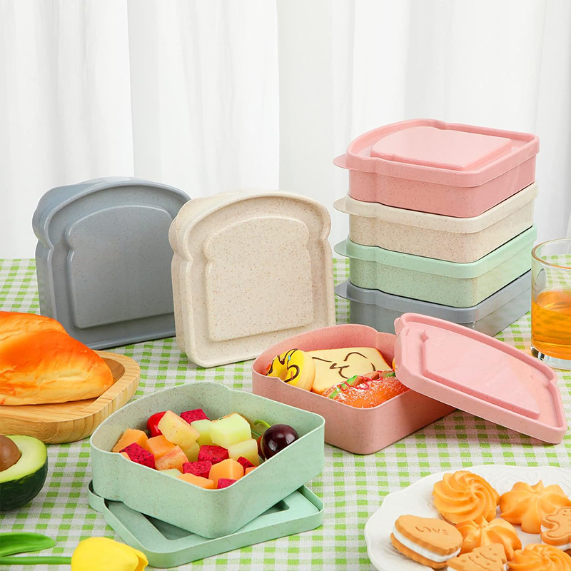 뚜껑이 있는 샌드위치 용기 도시락 토스트 보관 상자,  - Food Storage Quart 리뷰 및 가격