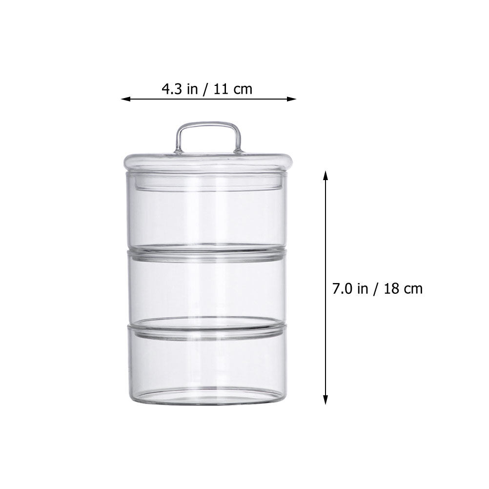 1세트 투명 유리 보관 용기, 샐러드 서빙 용기, 쌓아 - Food Storage Refrigerator 리뷰 및 가격