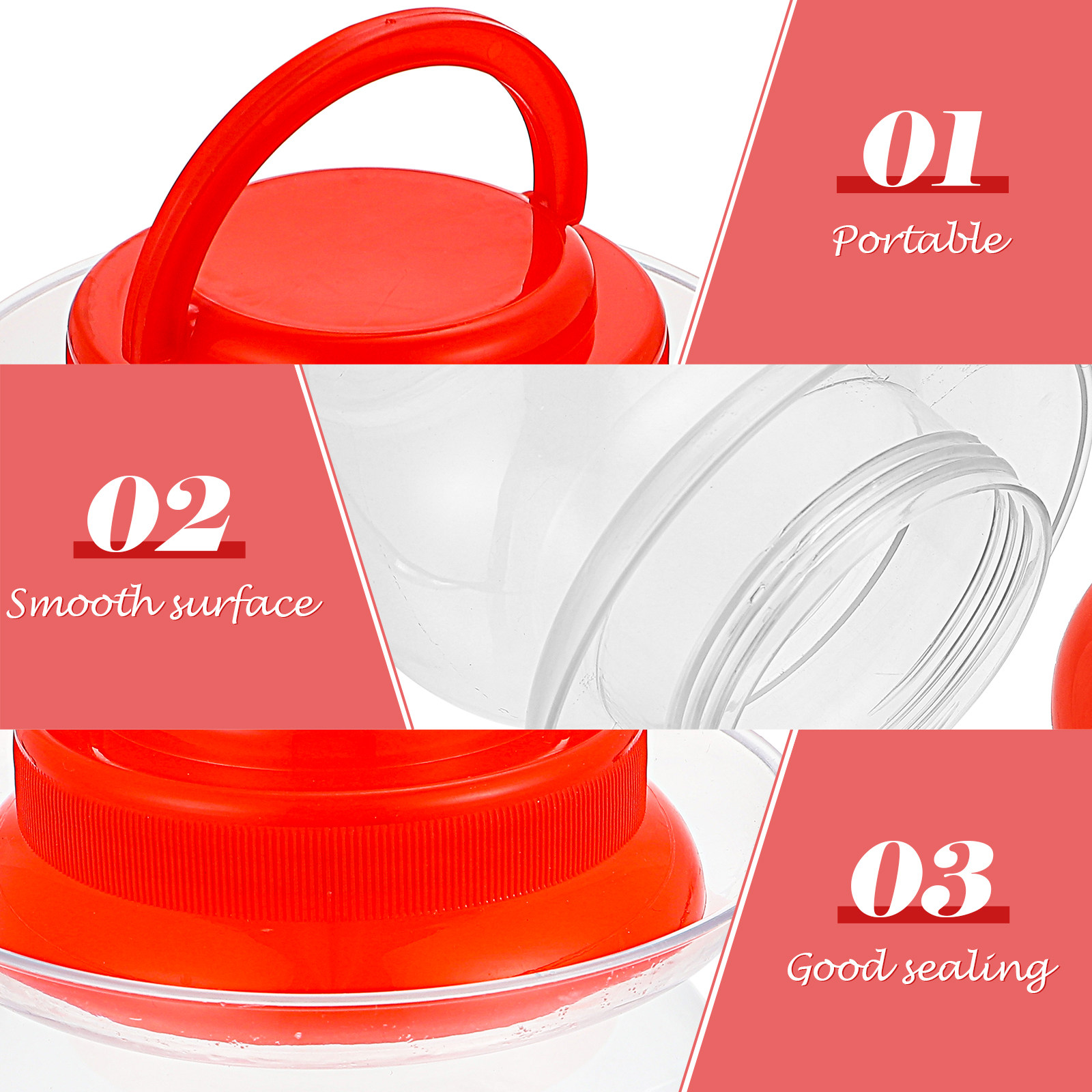2개 세트, 플라스틱 밀폐 용기, 가정용, 주방용, 투 - Food Storage Airtight 리뷰 및 가격