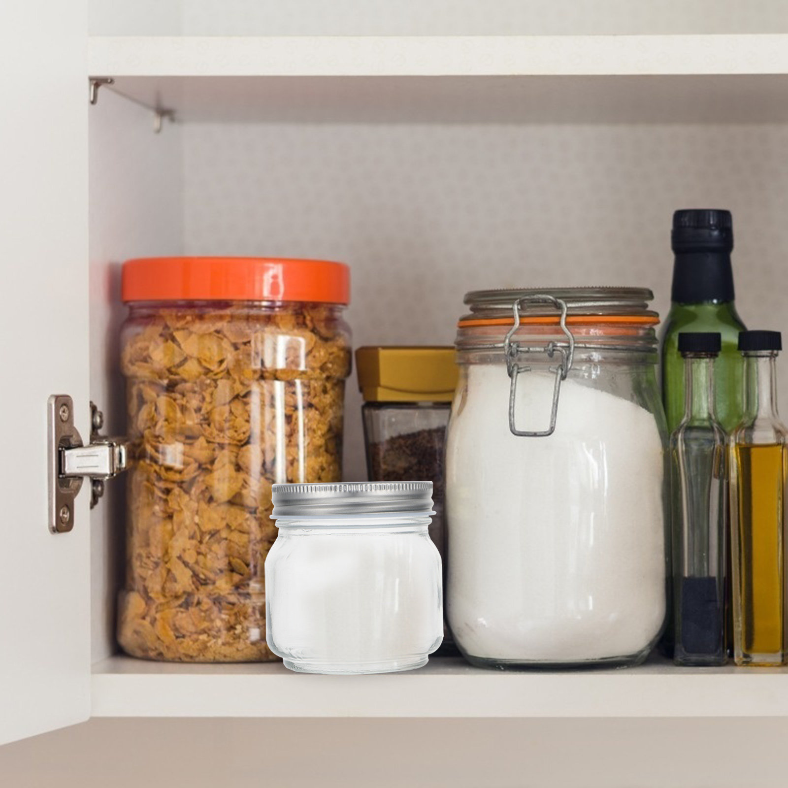 6개 세트의 메이슨 유리병: 두꺼운 투명 유리 재질,  - Food Storage Glass Set 리뷰 및 가격