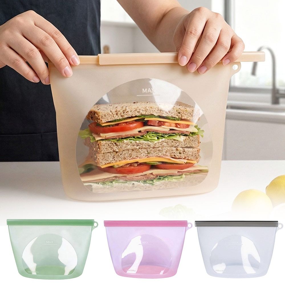 실리콘 식품 보존 백 방습 신선도 유지 식품 포장 백  - Food Storage Ziploc Bags 리뷰 및 가격