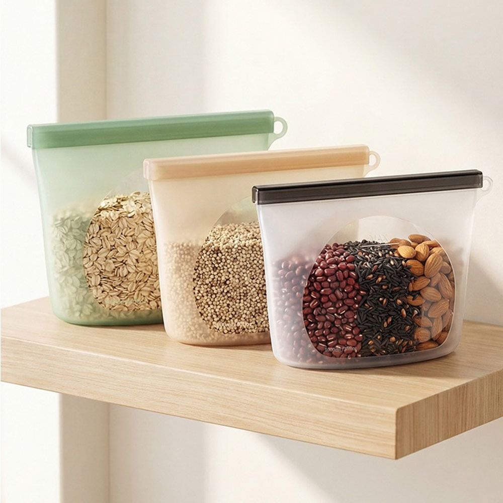 실리콘 식품 보존 백 방습 재사용 가능 식품 포장 백  - Food Storage Ziploc Bags 리뷰 및 가격