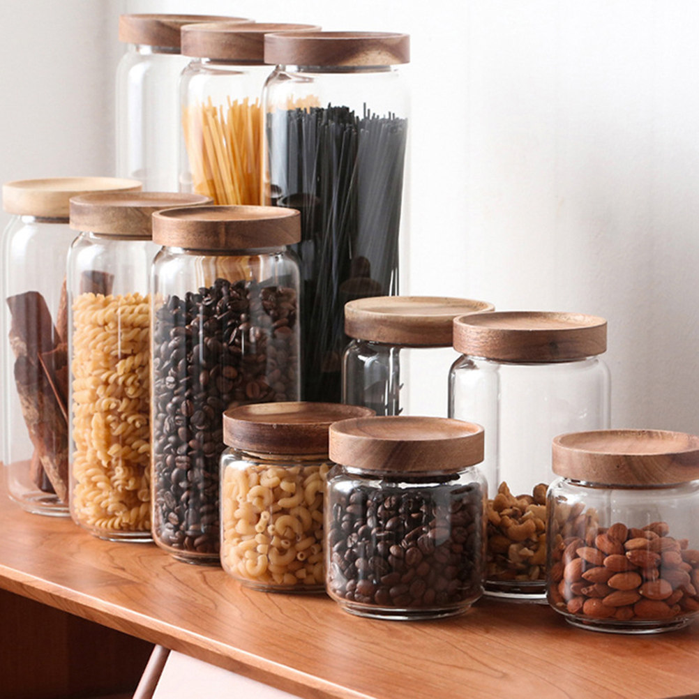고내열 유리 재질의 700ml 용량의 밀폐형 투명 식품 - Airtight Cereal Jar 리뷰 및 가격