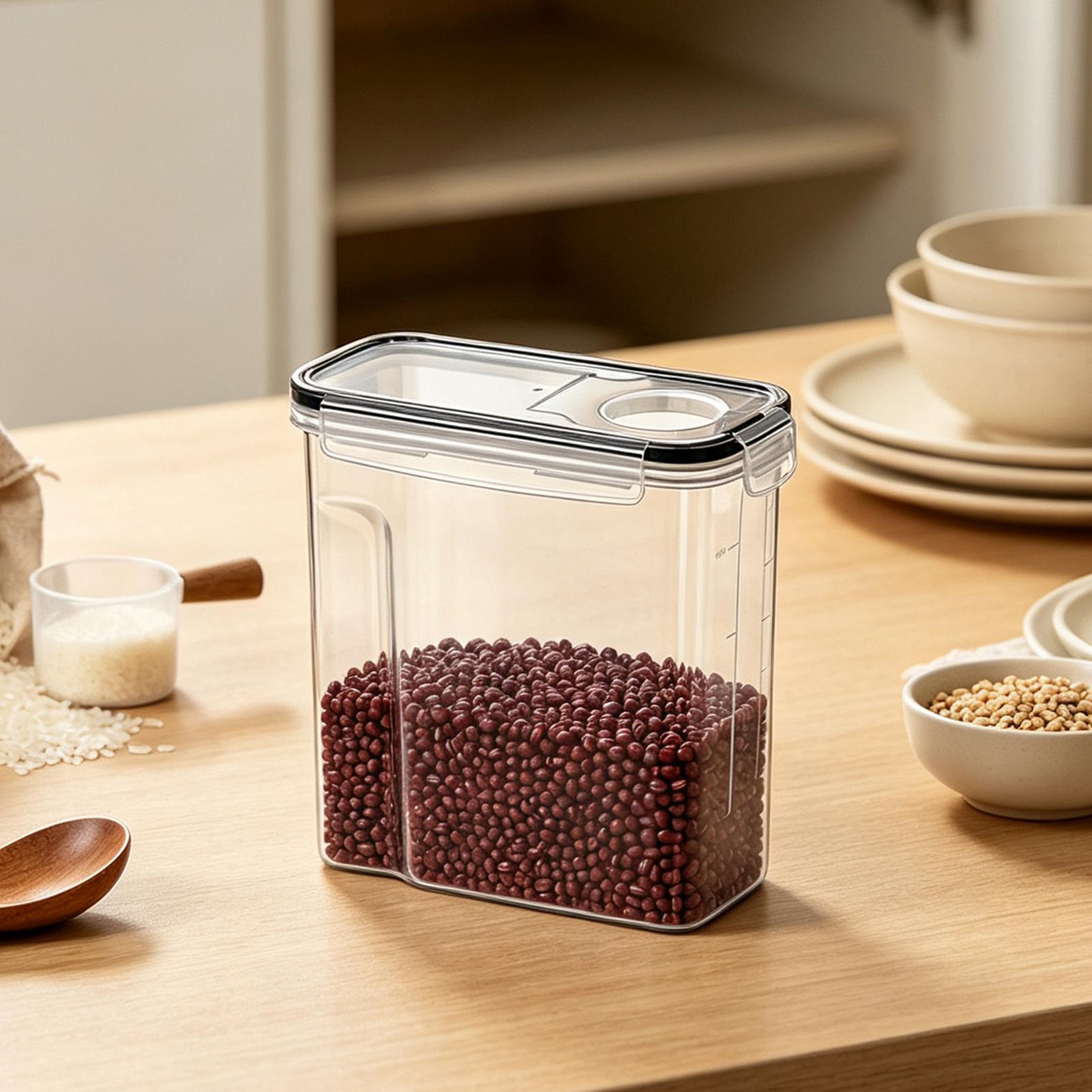 밀폐형 곡물 보관 용기, 4L 용량, 방습 기능, 재사 - Food Storage Airtight 리뷰 및 가격