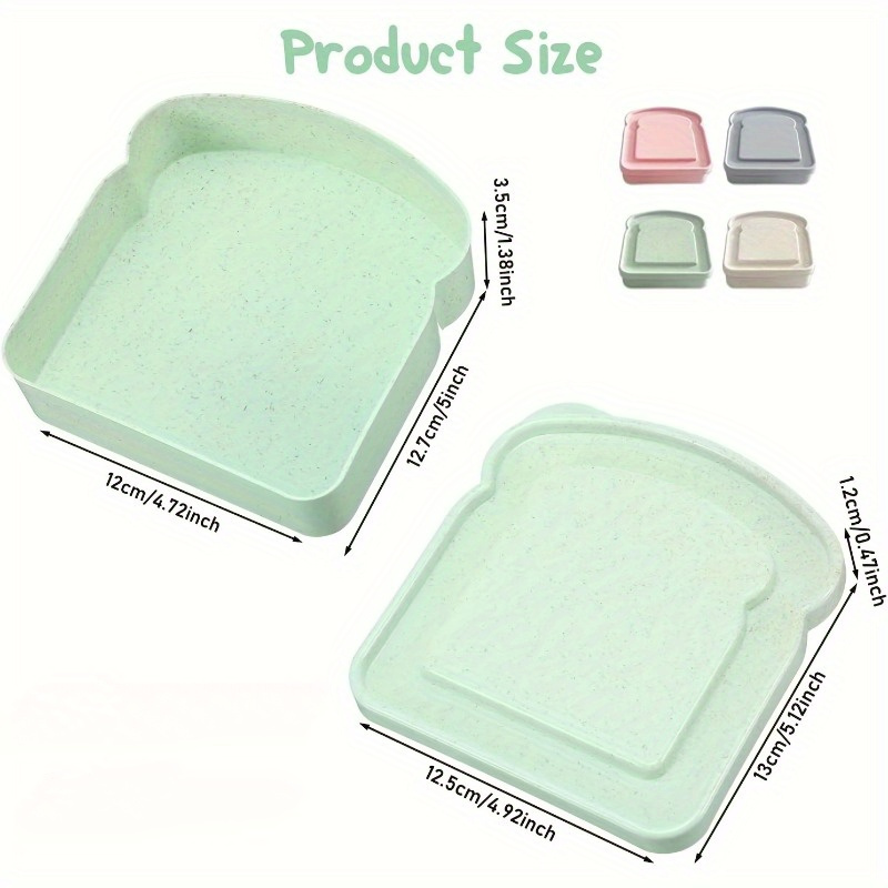 1pc 도시락 상자, 샌드위치 용기, 도시락 상자용 플 - Food Storage Boxes With Lids 리뷰 및 가격