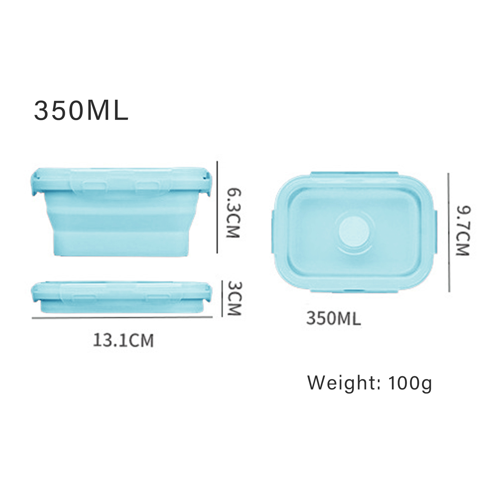 실리콘 도시락통 식품 등급 접이식 용기 전자레인지 사용 - Food Storage Safe 리뷰 및 가격