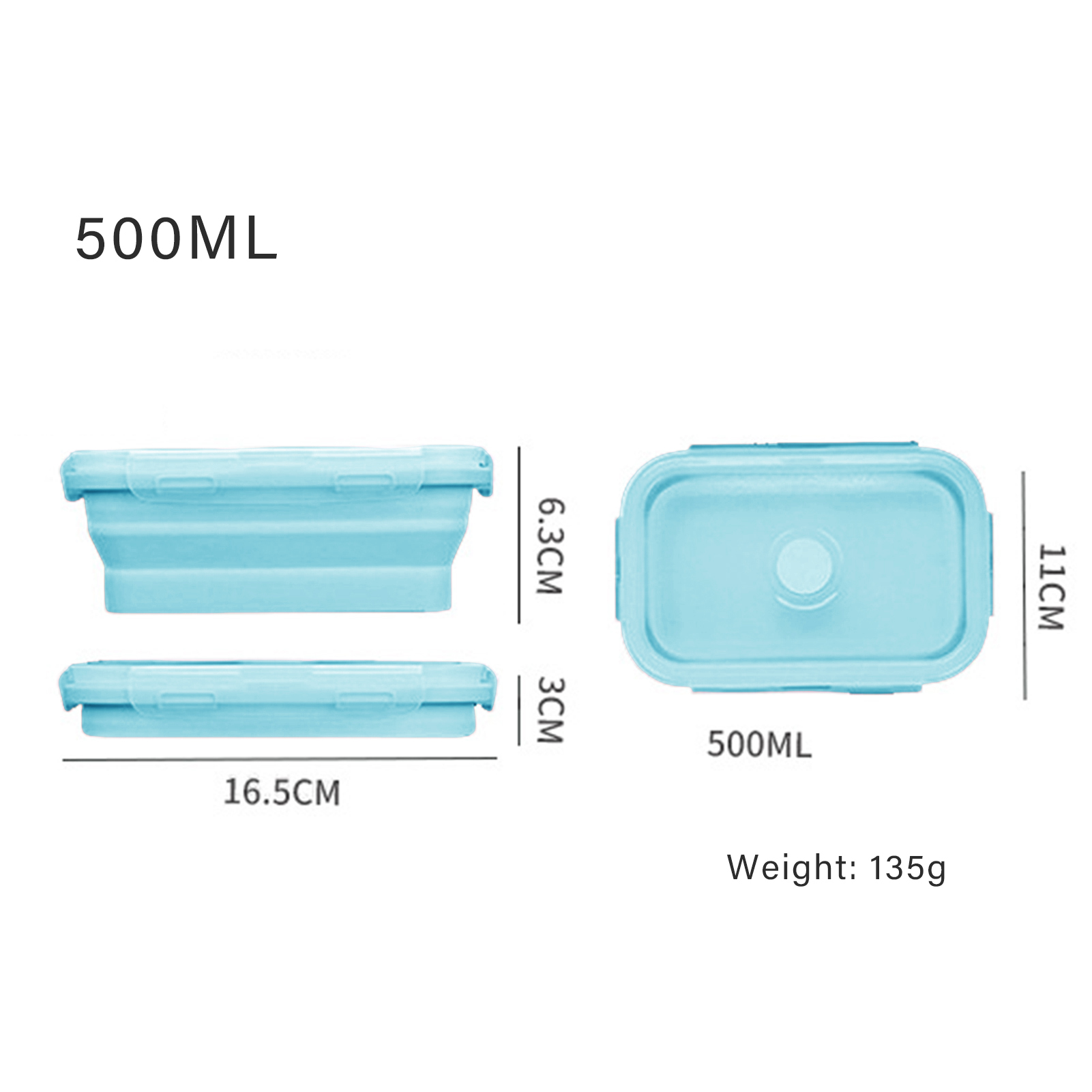 실리콘 도시락통 식품 등급 접이식 용기 전자레인지 사용 - Food Storage Safe 리뷰 및 가격