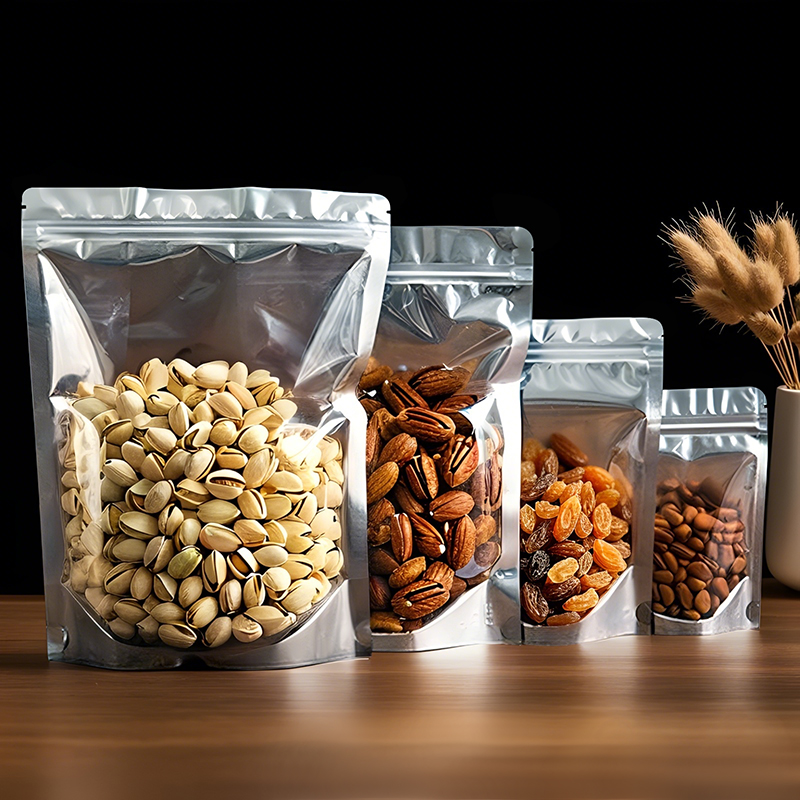100개 한쪽은 알루미늄 호일, 한쪽은 투명한 지퍼백, - Food Storage Ziploc Bags 리뷰 및 가격