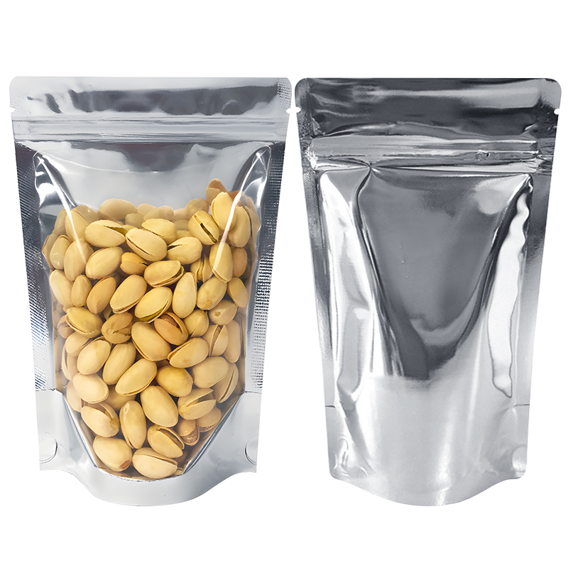 100개 한쪽은 알루미늄 호일, 한쪽은 투명한 지퍼백, - Food Storage Ziploc Bags 리뷰 및 가격