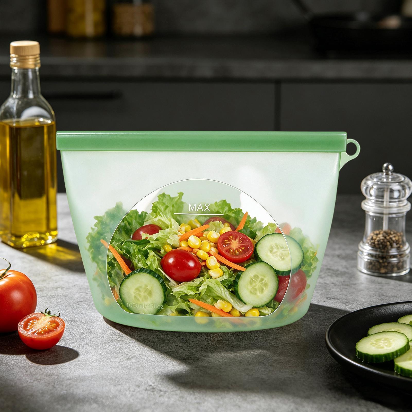 재사용 가능한 식품 보관 가방 누출 방지 고온 방지 용 - Food Storage Ziploc Bags 리뷰 및 가격