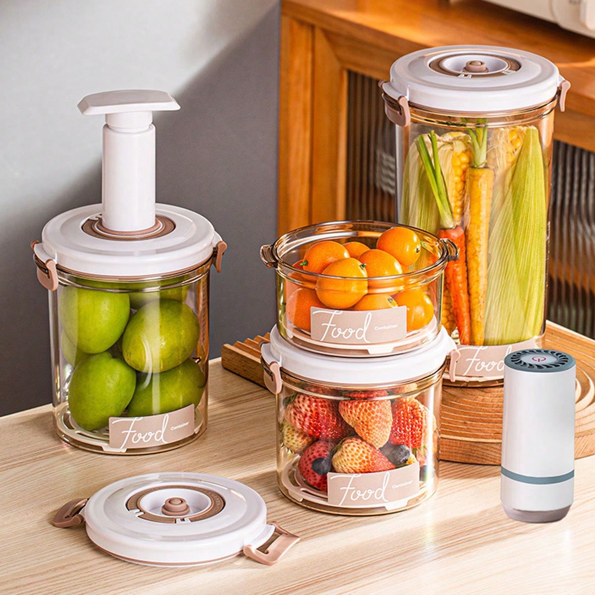 1개의 주방용 식품 등급 진공 밀봉 용기, 냉장고 진공 - Food Storage Vacuum 리뷰 및 가격