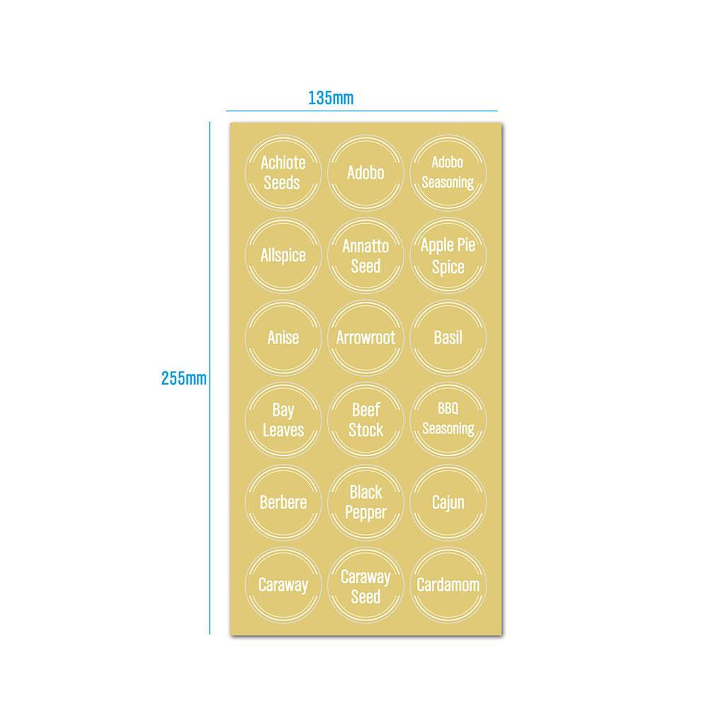 144개/세트 투명 양념통 보관 라벨 주방 용기 정리용 - Food Storage Name 리뷰 및 가격
