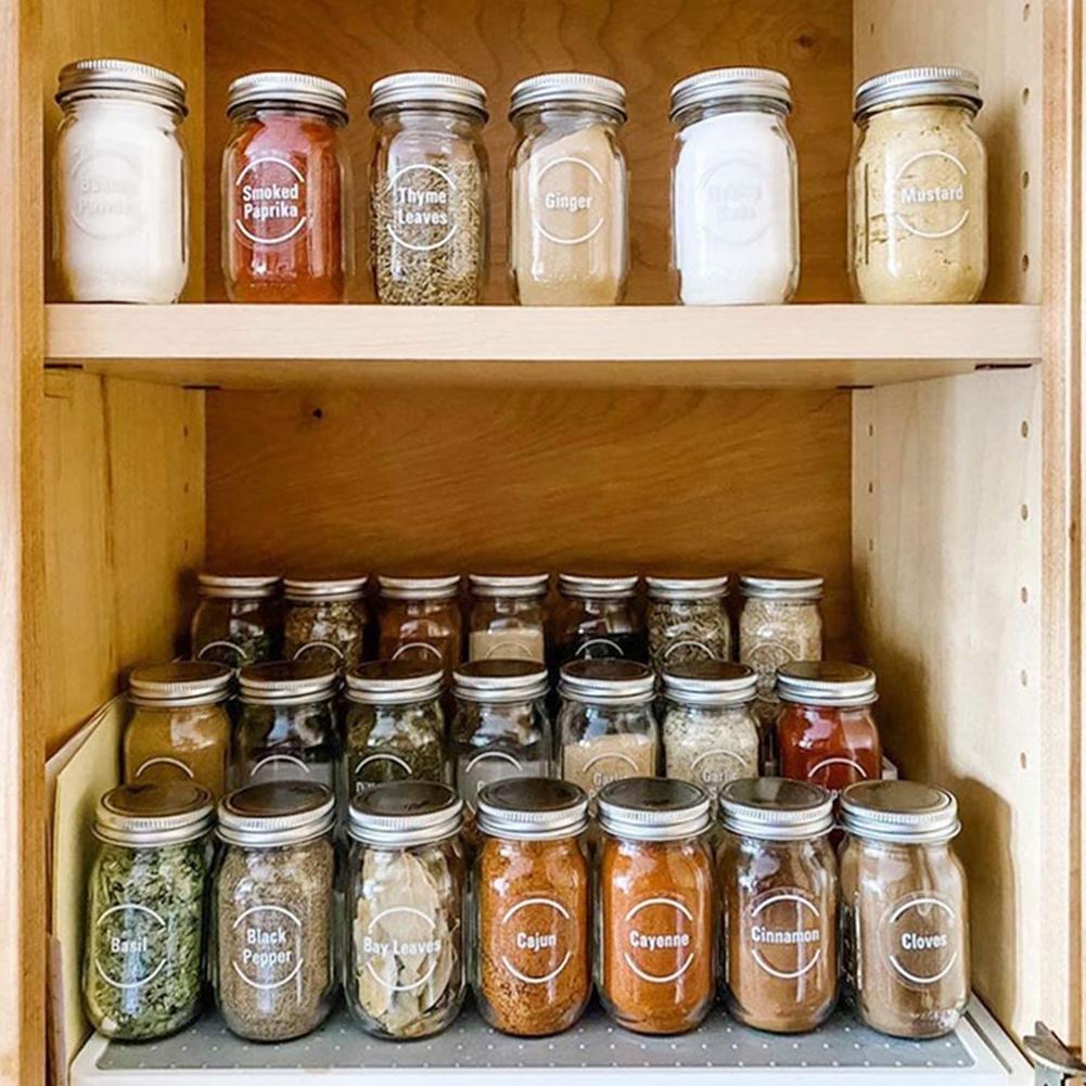 144개/세트 투명 양념통 보관 라벨 주방 용기 정리용 - Food Storage Name 리뷰 및 가격