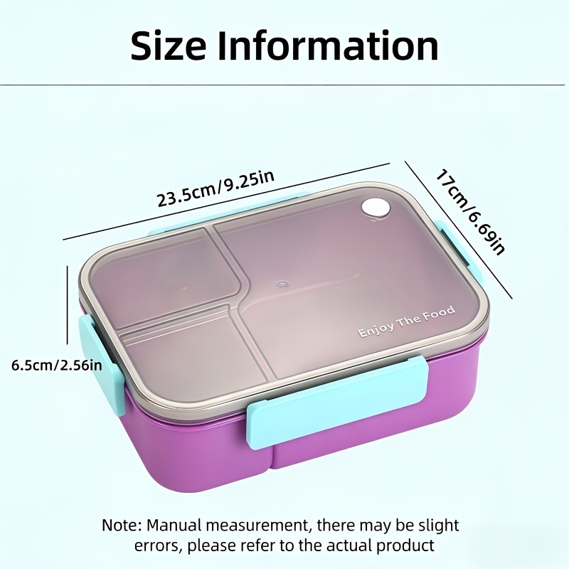 색상이 변하지 않는 누수 방지 도시락, 다중 칸막이 식 - Food Storage Kits 리뷰 및 가격