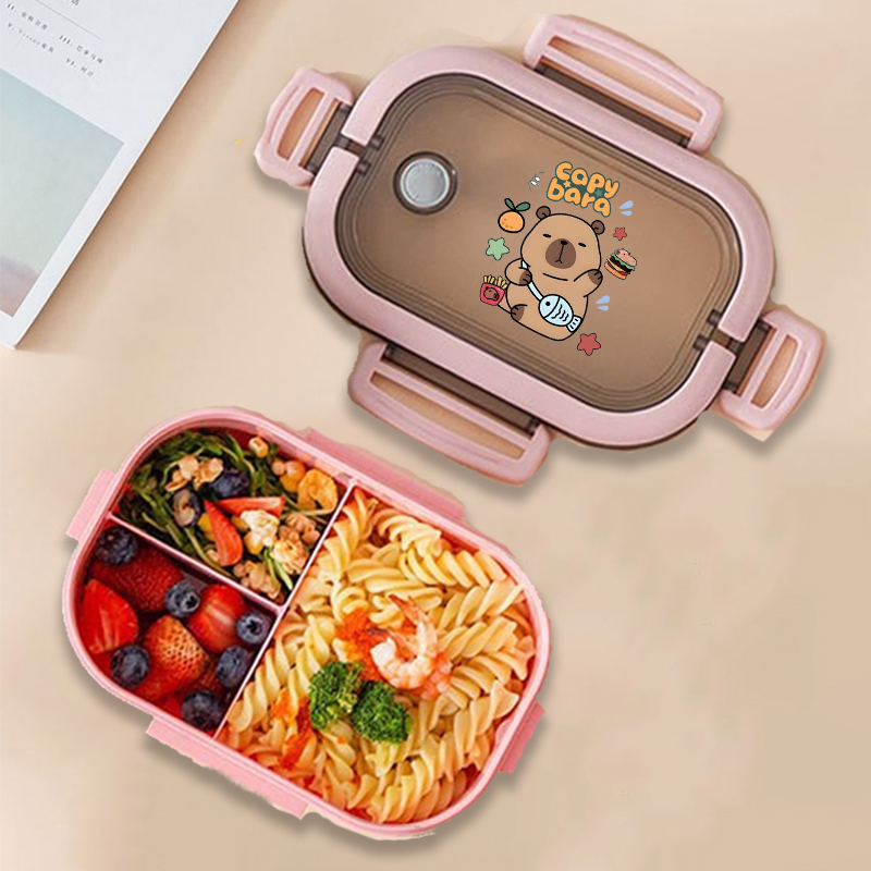 Capybara 도시락 상자 애니메이션 동물 인쇄 식품 - Food Storage Equipment 리뷰 및 가격