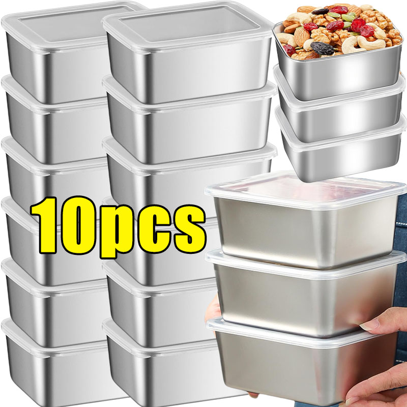 스테인리스 스틸 식품 보관 용기 - Food Storage Boxes With Lids 리뷰 및 가격