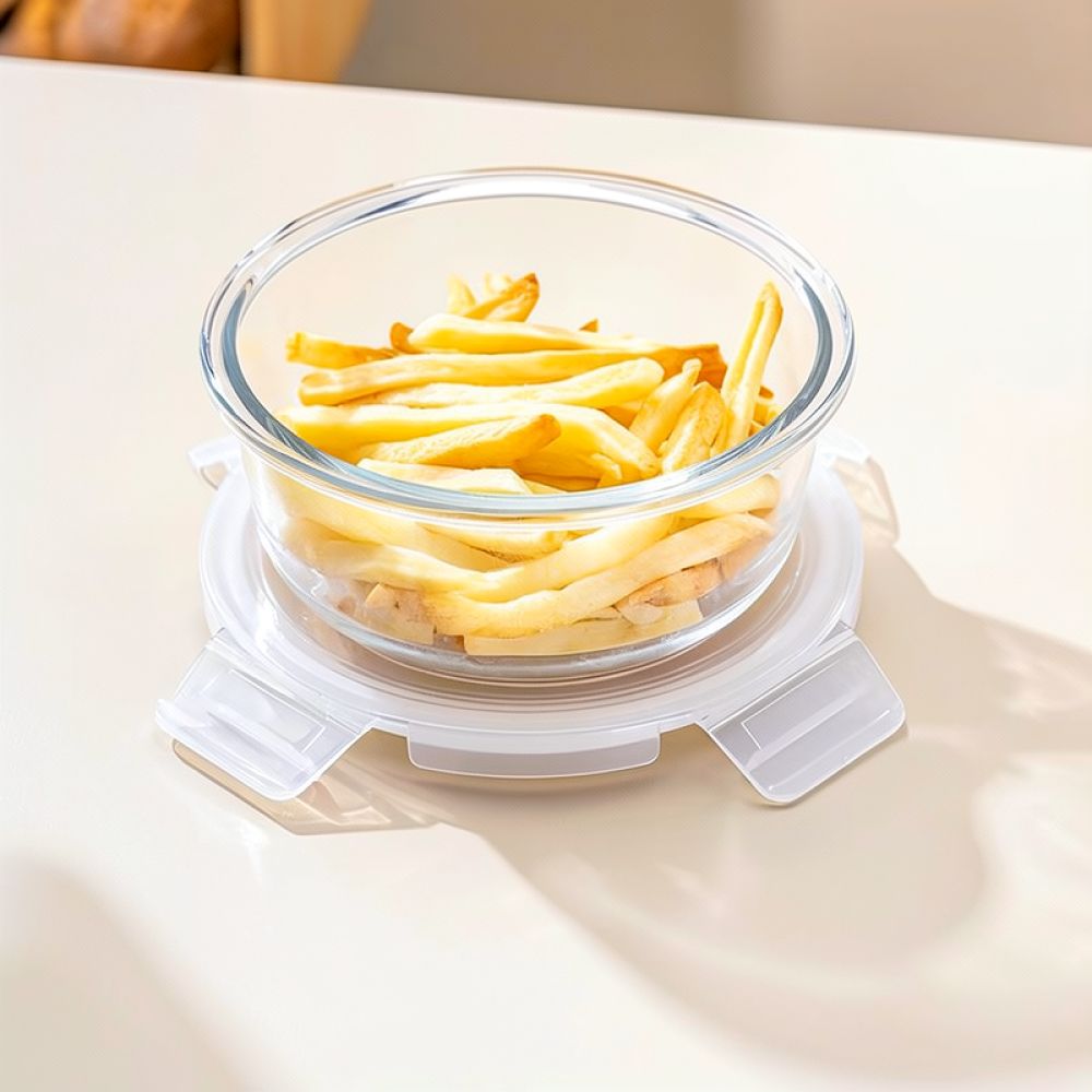 전자레인지 사용이 가능한 유리 소재의 도시락통, 칸막이 - Food Storage Glass Set 리뷰 및 가격