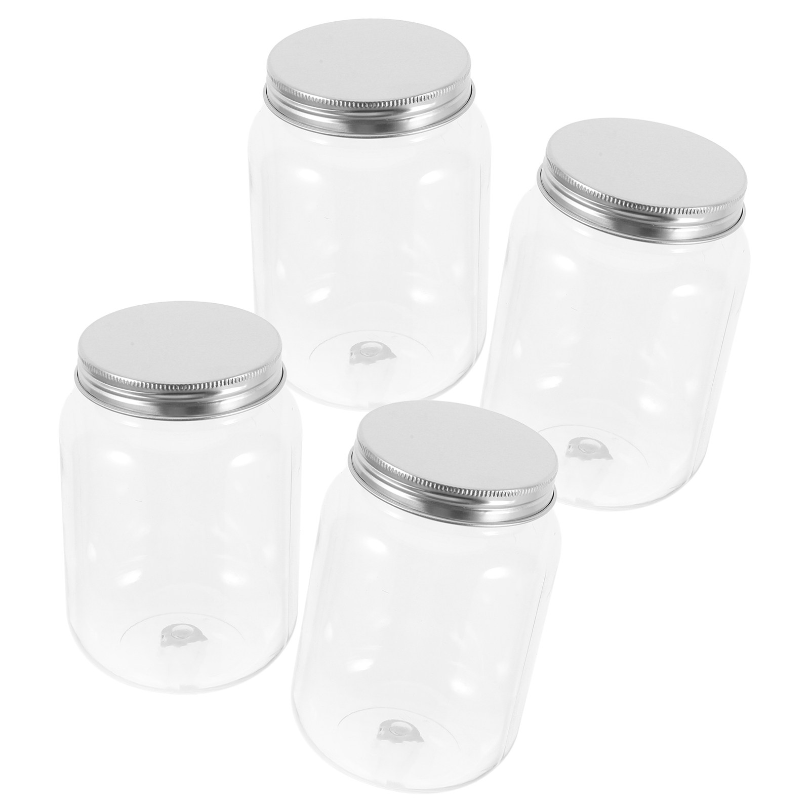 알루미늄 뚜껑이 있는 투명 플라스틱 보관 용기 4개 세 - Food Storage Airtight 리뷰 및 가격
