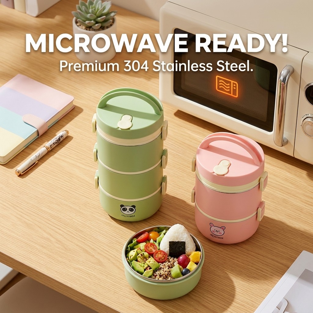304 스테인리스 스틸 보온 도시락 세트 전자레인지 사 - Food Storage Kits 리뷰 및 가격