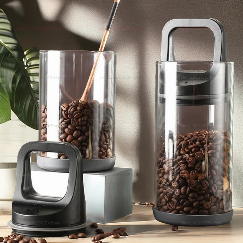 커피 콩 진공 밀봉 탱크 투명 유리 식품 저장 용기 가 - Food Storage Glass Set 리뷰 및 가격