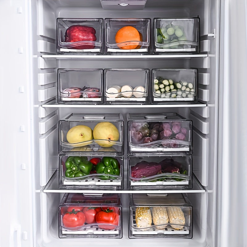 1pc주방 냉장고 보관 상자 서랍 유형 신선 유지 상자 - Food Storage Frozen 리뷰 및 가격
