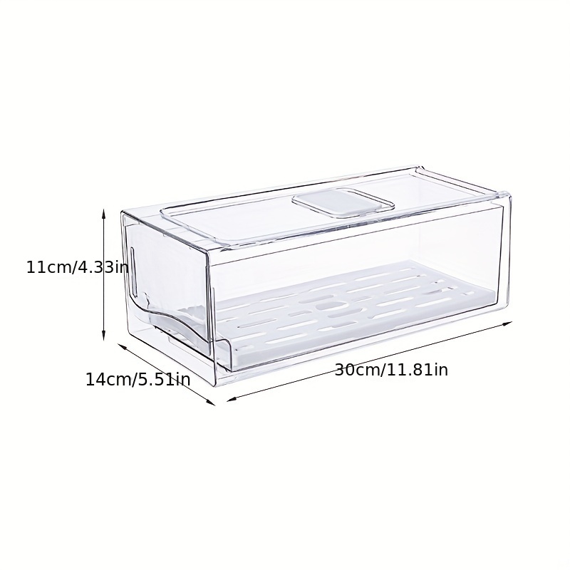 1pc주방 냉장고 보관 상자 서랍 유형 신선 유지 상자 - Food Storage Frozen 리뷰 및 가격