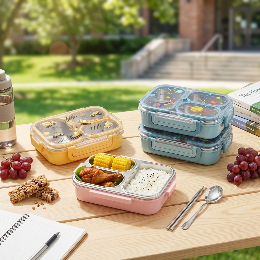 900ML 귀여운 304 스테인리스 스틸 분리형 도시락 - Food Storage Safe 리뷰 및 가격
