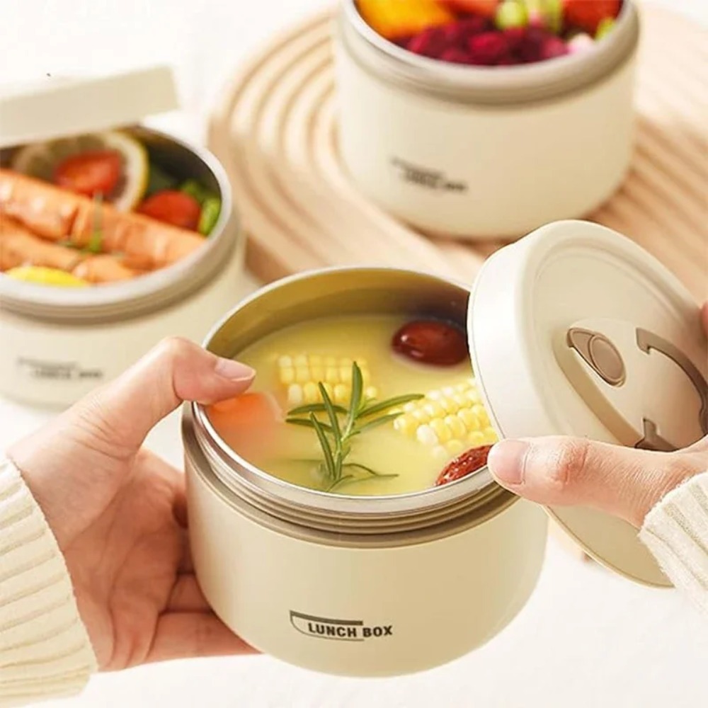 3개 세트 보온 도시락통 304 스테인리스 식품 등급  - Food Storage Kits 리뷰 및 가격