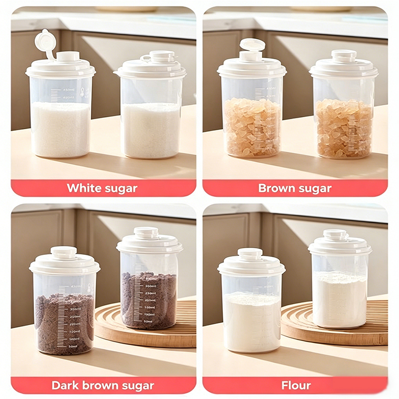 뚜껑이 있는 밀폐 식품 보관 용기, 설탕 디스펜서, 갈 - Food Storage Boxes With Lids 리뷰 및 가격