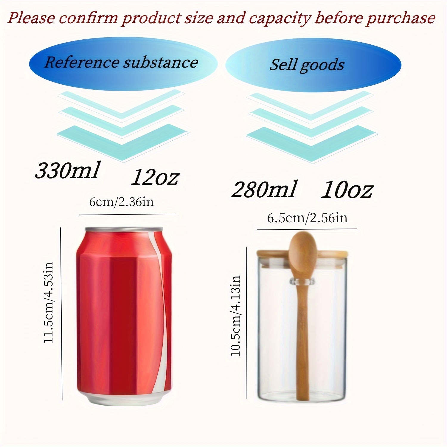 280ml 캔디 병, 비스킷 병, 밀폐된 대나무 뚜껑과 - Food Storage Glass Set 리뷰 및 가격