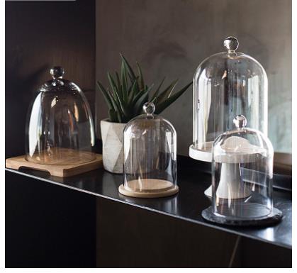 유리 신선 보관 덮개 케이크 접시 나무 트레이 세라믹  - Food Storage Glass Set 리뷰 및 가격