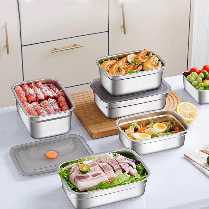 스테인리스 스틸 밀폐형 도시락 대용량 식품 안전 보관  - Food Storage Safe 리뷰 및 가격