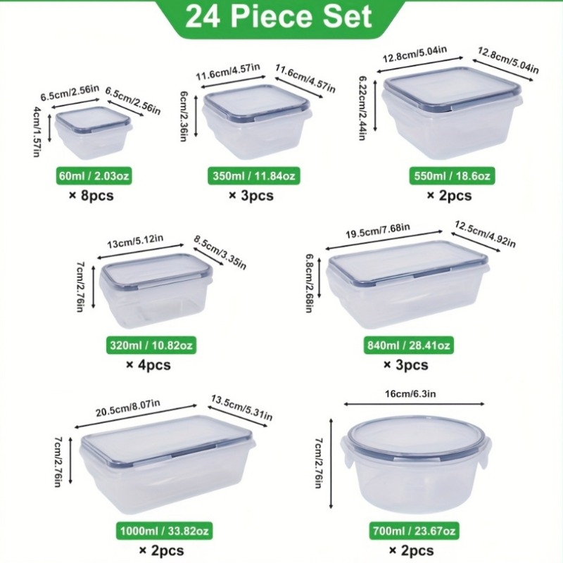 48개 BPA 프리 식품 보관 세트 – 주방, 식료품  - Food Storage Equipment 리뷰 및 가격