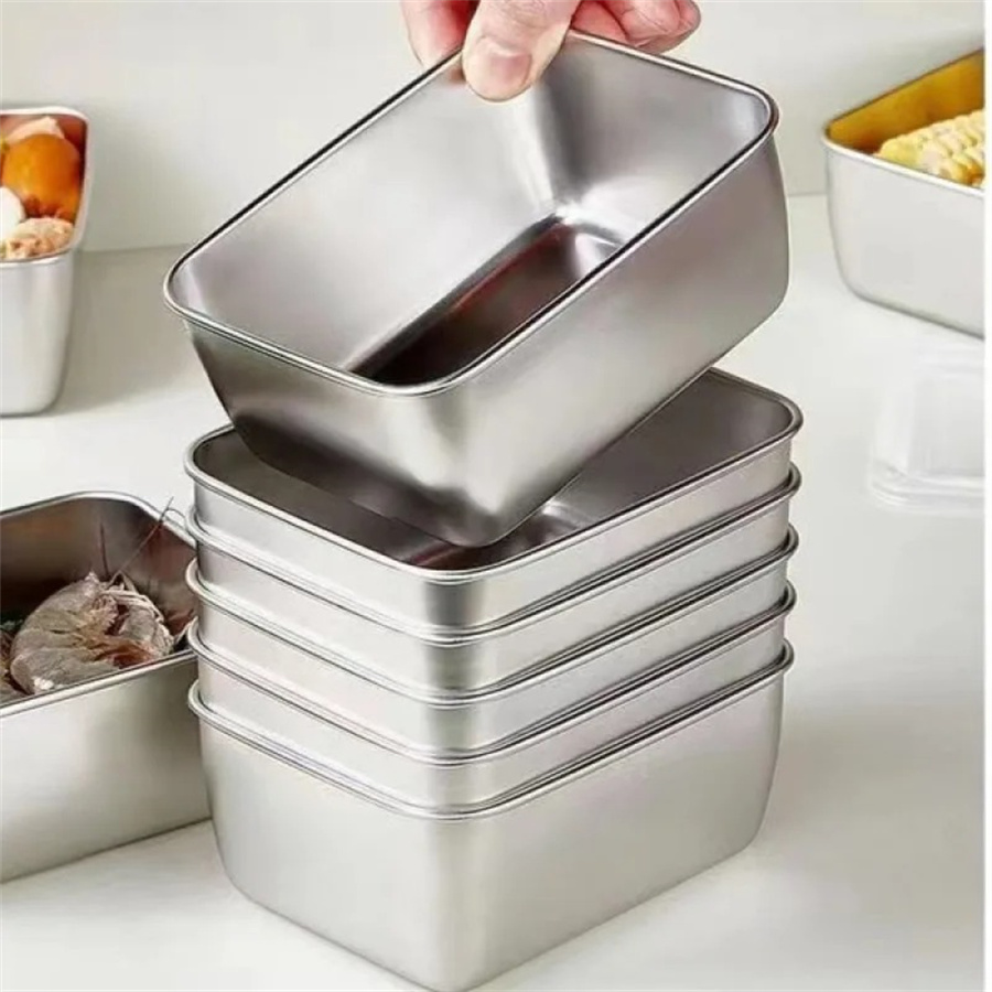 1/3/5pcs 스테인레스 스틸 식품 보관 상자 뚜껑이 - Food Storage Equipment 리뷰 및 가격