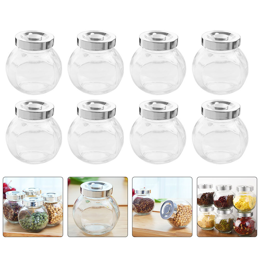 8개 세트의 밀폐 유리 보관 용기, 다용도로 사용 가능 - Food Storage Airtight 리뷰 및 가격